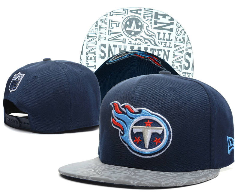 Tennessee Titans 2014 Draft Reflective Blue Snapback Hat SD 0613